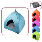 تصویر جای خواب سگ و گربه کلبه سه گوش زاریکس مدل K40 