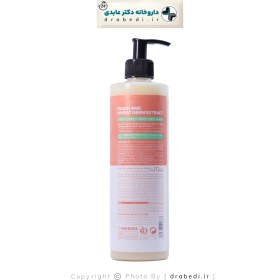 تصویر ماسک مو بیول مدل هلو و جوانه گندم حجم ۵۰۰ میلی لیتر مناسب موهای خشک و فر با بطری پمپ دار 