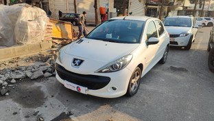 تصویر پژو 207 مدل 1398 ا دنده‌ای دنده‌ای