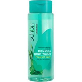 تصویر شامپو بدن چای سبز و نعنا شون 420میل|Schon Green Tea And Mint Body Wash 420ml 