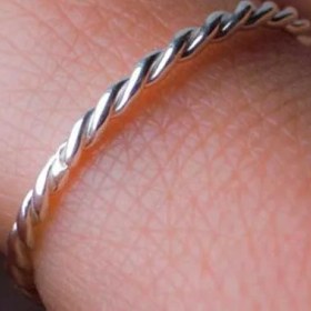 تصویر انگشتر نقره R0129 