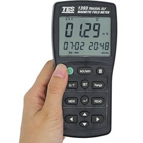 تصویر گوس متر سه محوره مدل TES-1393 ساخت Tes تایوان Electro Magnetic Field Tester TES 1393