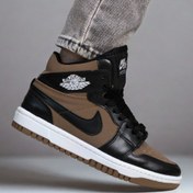 تصویر کفش بسکتبال نایکی ایر جردن وان مشکی شکلاتی 