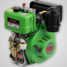 تصویر موتور تک دیزلی ETQ با قدرت 7 اسب بخار مدل 178FE-2 استارت الکتریکی 