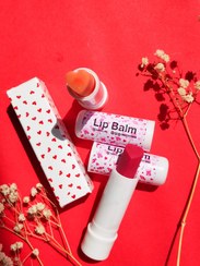 تصویر بالم لب ویتامینه قلبی - قرمز lip balm