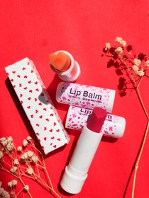 تصویر بالم لب ویتامینه قلبی - قرمز lip balm