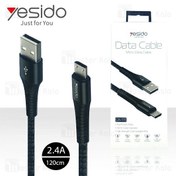 تصویر کابل میکرو یو اس بی یسیدو Yesido CA-T5 Data Charging Cable توان 2.4 آمپر 