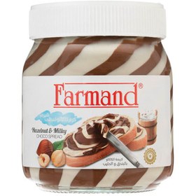 تصویر کرم کاکائو فندقی شیری فرمند – 330 گرم Farmand Milky Hazelnut Cocoa Cream - 330 gr