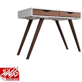 تصویر میز پایه چوب راش کد 108 