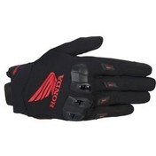 تصویر دستکش موتورسیکلت مردانه و زنانه محافظ موتور سیکلت هوندا SP X 3 مشکی قرمز Alpinestars 