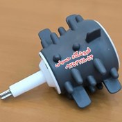 تصویر سیر پوست کن (سیر پاک کن) خرد کن برقی شفت فلزی کیفیت عالی فابریکی ارتفاع 14 سانت 