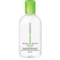 تصویر محلول پاک کننده آرایش مناسب پوست چرب و مختلط ژیناژن MICELLAR WATER GINAGEN