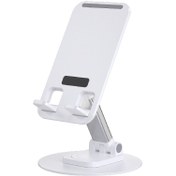 تصویر استند رومیزی گوشی همراه و تبلت ویوو مدل wiwu Desktop Rotation Stand ZM109 wiwu Desktop Rotation Stand ZM109