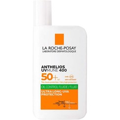 تصویر کرم ضد آفتاب بدون رنگ لاروش پوزای SPF 50 مدل control مناسب برای انواع پوست حجم 50 میلی‌لیتر 