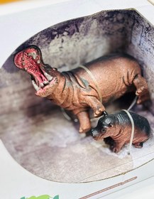 تصویر ست فیگور حیوانات حیات وحش ANIMAL KINGDOM - مجموعه دو عددی چرا این فیگورها برای کودک شما بهترین انتخاب است؟