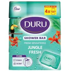 تصویر صابون دورو ۴ عددی حاوی رایحه جنگل بارانی ۶۰۰ گرم 