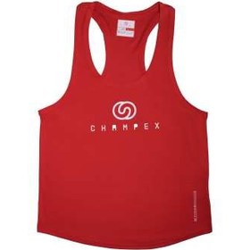 تصویر تاپ ورزشی مردانه چمپکس مدل CHX-FOUR Red 