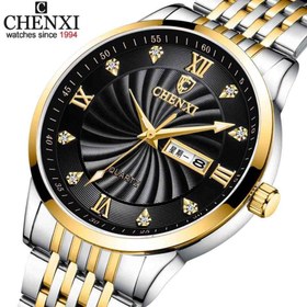 تصویر ساعت ست مچی مردانه و زنانه CHENGXI مدل ۸۲۱۲ - صفحه سفید CHENGXI women's and men's wrist watch, model 8212