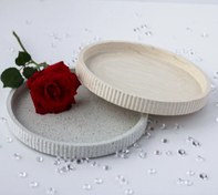 تصویر سینی شیاردار سنگ مصنوعی 