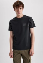 تصویر تی شرت آستین استاندارد راسته مردانه Defacto | A6870AX23AU 