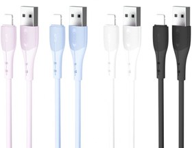 تصویر کابل شارژ سریع یواس‌بی به لایتنینگ 1.2 متری ایکس‌او XO USB cable for Lightning 1.2m NB159 