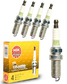 تصویر شمع BKR6E پایه کوتاه نیکل برند NGK ژاپن (بسته۴عددی) NGK Spark Plug BKR6E 6962 JAPAN