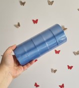 تصویر روبان ساتن آبی ۴سانت 