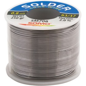 تصویر سیم لحیم سومو 0.8 میلیمتر 250 گرم مدل SOMO SM708 solder wire