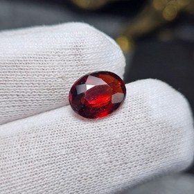 تصویر نگین سنگ طبیعی گارنت معدنی کد S3734 