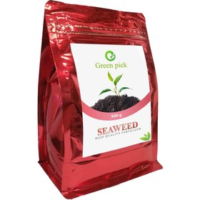 تصویر کود جلبک دریایی پودری گرین پیک مدل Seaweed500 وزن 500 گرم 