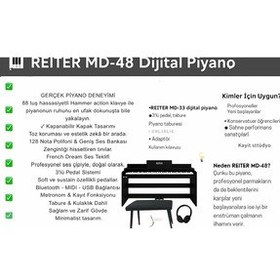 تصویر پیانو MD 48 PIANO ACTION HAMMER REİTER 