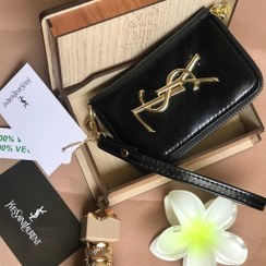تصویر کیف جا کارتی YSL ( کیف پول) وارداتی 