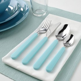 تصویر سرویس قاشق و چنگال 16 پارچه ایکیا مدل UPPHOJD IKEA UPPHÖJD 16 piece cutlery set