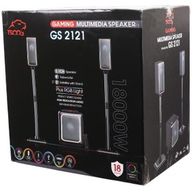 تصویر اسپیکر مخصوص بازی تسکو گیم مدل SPEAKER GAMING TSCO GS-2121 ا Tsco GS-2121 Gaming Speaker Tsco GS-2121 Gaming Speaker