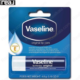 تصویر بالم لب وازلین مدل Original وزن 4.8 گرمی Vaseline Original Lip Therapy 4.8gr