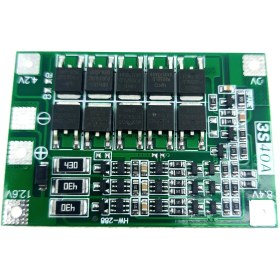 تصویر ماژول شارژ باتری لیتیوم-یون 3 سل 40 آمپر - 12.6 ولت BMS module 3s - 40A - 12.6V