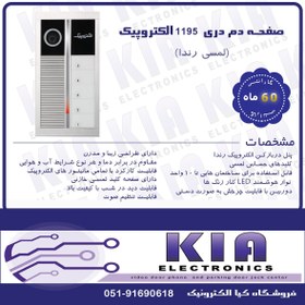 تصویر پنل آیفون تصویری ۳ واحدی الکتروپیک مدل رندا 1195 - رندا Renda Electropeyk