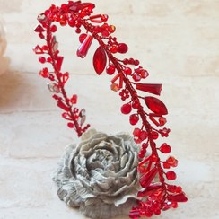 تصویر تل سر مجلسی زنانه با مارکیزو کریستال - 2عدد / 2عدد / 2عدد 