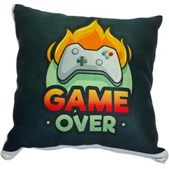 تصویر کوسن مخمل طرح Game Over 
