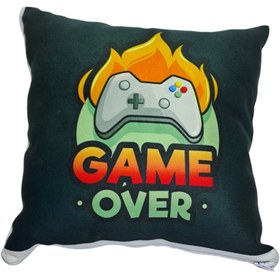 تصویر کوسن مخمل طرح Game Over 