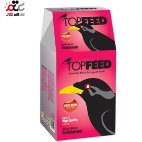 تصویر غذای خشک مرغ مینا تاپ فید مدل TOP FEED ESSENTIAL BLENDFOR MYNAH BIRDS ( MEALWORMS)