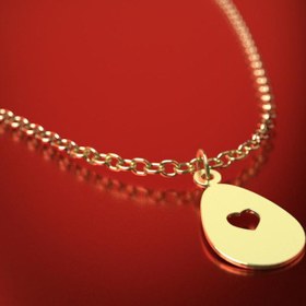 تصویر آویز ساعت طلا 18 عیار زنانه مدوپد مدل قلب کد CA10489 