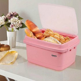 تصویر ظرف نان کامل کد 663 - سفید 