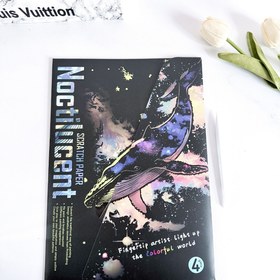 تصویر پک چهار ورقی اسکراچ بردA4 با قلم مخصوص - وال 