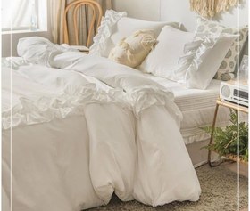 تصویر روتختی میکرو براش دونفره چین دار bedspread