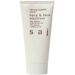 تصویر کرم نرم کننده دست و صورت سفید 60میل ساج Saj Hand And Face Emollient Cream White 60ml