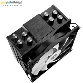 تصویر خنک کننده پردازنده آی دی کولینگ مدل ID-COOLING SE-35 ARGB - 4 Heatpipes CPU Air Cooler 