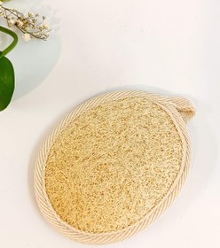 تصویر لیف و پد لایه بردار گیاهی لوفا - سایز بزرگ (لیف بدن) Leaf loofah