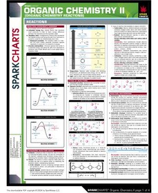 تصویر دانلود کتاب Organic Chemistry II (Organic Chemistry Reactions) (SparkCharts) 2003 کتاب انگلیسی شیمی آلی II (واکنش های شیمی آلی) (SparkCharts) 2003