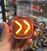 تصویر کیت راهنمای اسپرت موتور سیکلت نئونی 4 عددی - نارنجی / همراه با قاب 